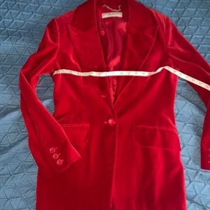 Christmas red Karen Millen Blazer with flaws